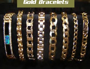 Mens Gold Bracelets 